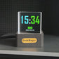 GeekMagic GIFTV Crystal Holographic Desktop Decoration Smart Weather Station Digital Clock with GIF Animations and Image Album